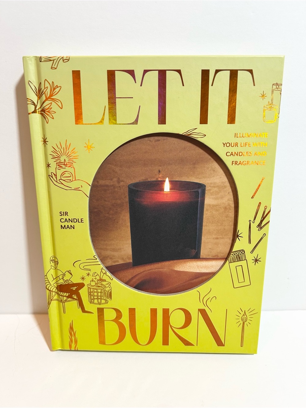 Chronicle Books Lime Green and Brown Candle Guide Book